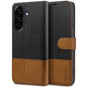 ETUI EXOGUARD WALLET - SAMSUNG GALAXY A37 - BLACK / BROWN