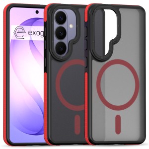 ETUI EXOGUARD MATTE 2.0 - SAMSUNG GALAXY S26 PLUS - BLACK / RED