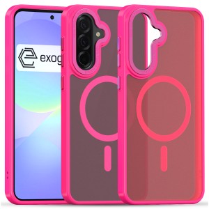 ETUI EXOGUARD MATTE - SAMSUNG GALAXY A56 - HOT PINK