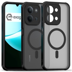 ETUI EXOGUARD MATTE MODERN - XIAOMI REDMI 15C (173) - BLACK