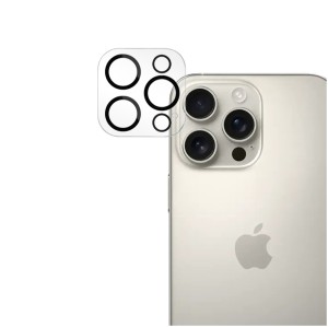 SZKŁO EXOGUARD CAM FULL + APLIKATOR - APPLE IPHONE 16 PRO / 16 PRO MAX - BLACK