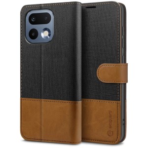 ETUI EXOGUARD WALLET - REALME 16 PRO - BLACK / BROWN