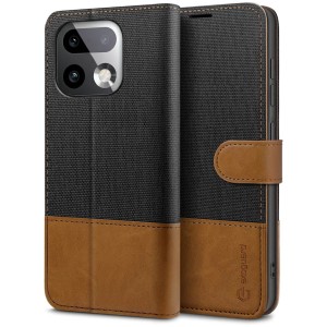 ETUI EXOGUARD WALLET - REALME 16 PRO PLUS - BLACK / BROWN