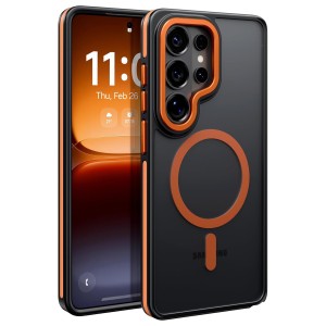 ETUI EXOGUARD MATTE 2.0 PRO - SAMSUNG GALAXY S26 ULTRA - BLACK / ORANGE