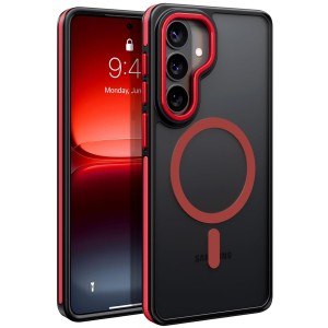 ETUI EXOGUARD MATTE 2.0 PRO - SAMSUNG GALAXY S26 - BLACK / RED